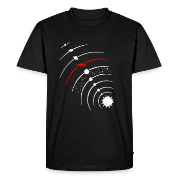 blockedTitle - Men's Premium Organic T-Shirt - black - Front - Nico (187cm)
