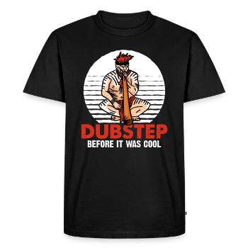 Didgeridoo Dubstep avant que ce soit cool - T-shirt Premium bio Homme - noir - Devant - Nico (187cm)