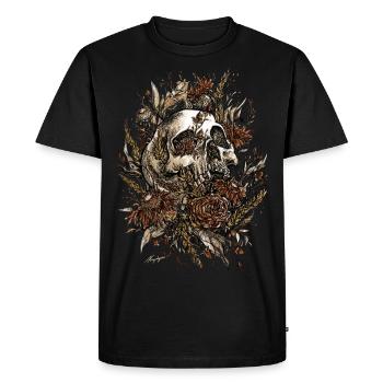 Dead Season - Men's Premium Organic T-Shirt - black - Front - Nico (187cm)