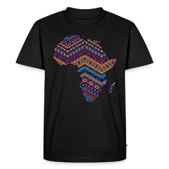 Africa Safari Rasta Fan d'Afrique Amoureux de l'Afrique - T-shirt Premium bio Homme - noir - Devant - Nico (187cm)