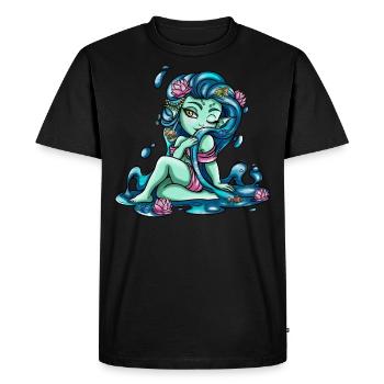 Zodiac Sign : Fish - T-shirt Premium bio Homme - noir - Devant - Nico (187cm)