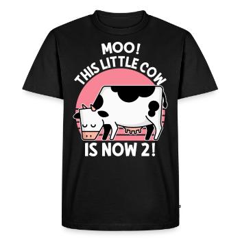2nd birthday farm 2 Birthday Farm - Men's Premium Organic T-Shirt - black - Front - Nico (187cm)
