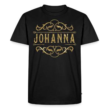 Johanna or - T-shirt Premium bio Homme - noir - Devant - Nico (187cm)