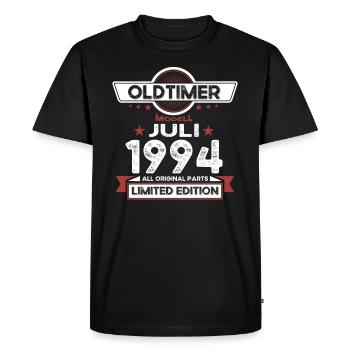 29th Birthday Man Oldtimer Juillet 1994 - T-shirt Premium bio Homme - noir - Devant - Nico (187cm)