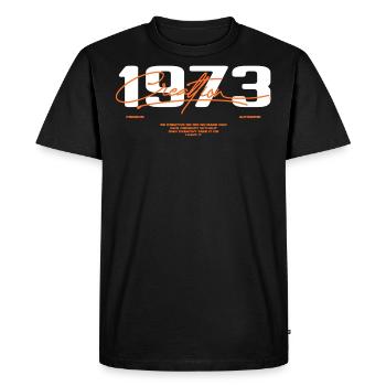 1973 Vintage Retro 1973 Birthday Gift 1973 - Men's Premium Organic T-Shirt - black - Front - Nico (187cm)