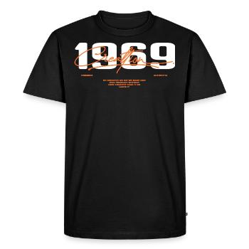 1969 Vintage Rétro 1969 Cadeau D'anniversaire 1969 - T-shirt Premium bio Homme - noir - Devant - Nico (187cm)