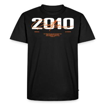 2010 Vintage Retro 2010 Birthday Gift 2010 - Men's Premium Organic T-Shirt - black - Front - Nico (187cm)