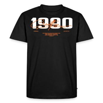 1990 Vintage Rétro 1990 Cadeau D'anniversaire 1990 - T-shirt Premium bio Homme - noir - Devant - Nico (187cm)