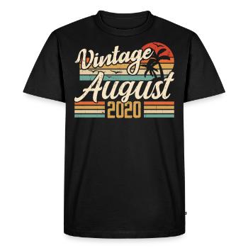 August 2020 Anniversary 2020 - August Legends Gift - Men's Premium Organic T-Shirt - black - Front - Nico (187cm)