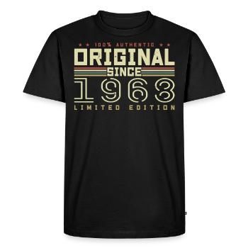 Original 1968 Cadeau Anniversaire 1968 Rétro 1968 - T-shirt Premium bio Homme - noir - Devant - Nico (187cm)