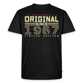 Original 1967 Cadeau Anniversaire 1967 Rétro 1967 - T-shirt Premium bio Homme - noir - Devant - Nico (187cm)