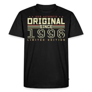 Original 1996 Cadeau Anniversaire 1996 Rétro 1996 - T-shirt Premium bio Homme - noir - Devant - Nico (187cm)