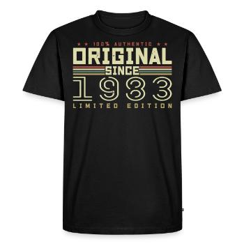 Original 1983 Cadeau Anniversaire 1983 Rétro 1983 - T-shirt Premium bio Homme - noir - Devant - Nico (187cm)