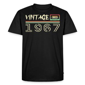 1967 Original 1967 Rétro Cadeau Anniversaire 1967 - T-shirt Premium bio Homme - noir - Devant - Nico (187cm)