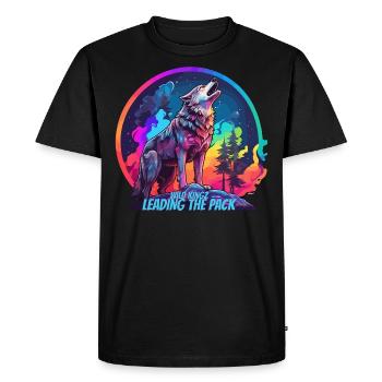 Emballer - T-shirt Premium bio Homme - noir - Devant - Nico (187cm)