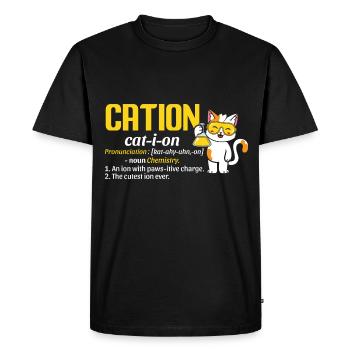 T-shirt Smart Mathematics de l’Université des Sciences - T-shirt Premium bio Homme - noir - Devant - Nico (187cm)