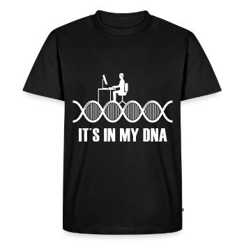 Coder Developer Programmer Coding IT Computer - Men's Premium Organic T-Shirt - black - Front - Nico (187cm)