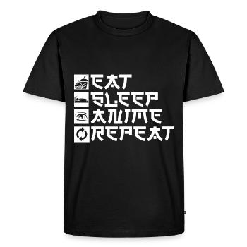 Anime Cosplay Kawaii Japan Anime - Men's Premium Organic T-Shirt - black - Front - Nico (187cm)