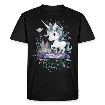 Harry Potter X-Mas Licorne - T-shirt Premium bio Homme - noir - Devant - Nico (187cm)