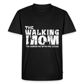 Épagneul tibétain Maman Maman Maîtresse Chien Mama - T-shirt Premium bio Homme - noir - Devant - Nico (187cm)