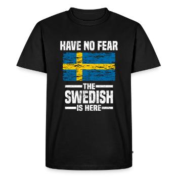 Suède Suède Suédois Cadeau Pour La Suède - T-shirt Premium bio Homme - noir - Devant - Nico (187cm)