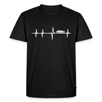 automobile - Men's Premium Organic T-Shirt - black - Front - Nico (187cm)