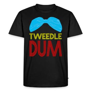Tweedle Dum Carnaval Drôle De Dames After Ski - T-shirt Premium bio Homme - noir - Devant - Nico (187cm)