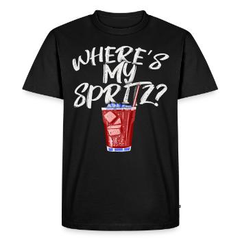Cocktails - T-shirt Premium bio Homme - noir - Devant - Nico (187cm)