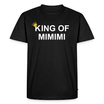 roi de mimimi Humour gémissant drôle - T-shirt Premium bio Homme - noir - Devant - Nico (187cm)