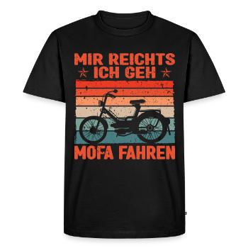 Mobylette Mobylette Scooter - T-shirt Premium bio Homme - noir - Devant - Nico (187cm)