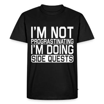 Pen and Paper Role-Playing Game Board Game Fantasy Rpg - Men's Premium Organic T-Shirt - black - Front - Nico (187cm)