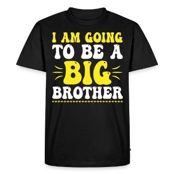 Brother-to-be-brother-to-be - Men's Premium Organic T-Shirt - black - Front - Nico (187cm)