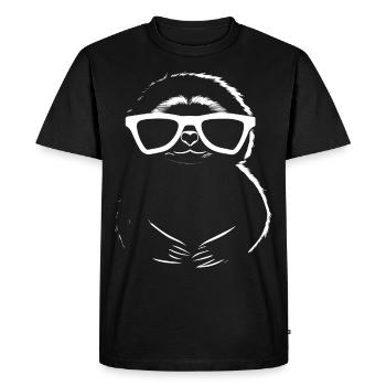 Paresseux Anime Paresseux Manga Paresseux Lunettes de soleil - T-shirt Premium bio Homme - noir - Devant - Nico (187cm)