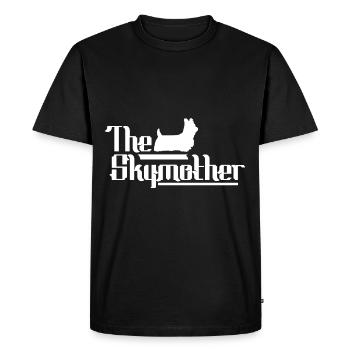 Skye Terrier Mom Mama Mistress for you Dog Mama - Men's Premium Organic T-Shirt - black - Front - Nico (187cm)