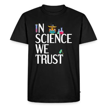 Teacher Researcher Science Scientist - Men's Premium Organic T-Shirt - black - Front - Nico (187cm)