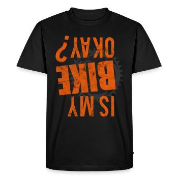 VTT VTT - Vélo d'accord? - T-shirt Premium bio Homme - noir - Devant - Nico (187cm)