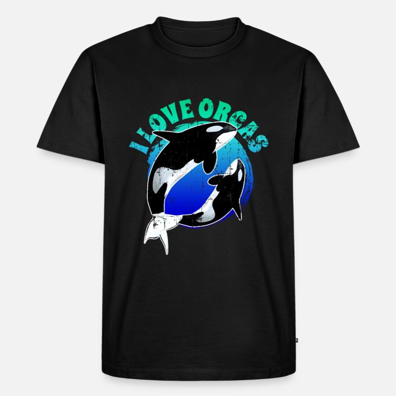 Orca Orca - Men's Premium Organic T-Shirt - black
