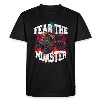 Monster Truck - T-shirt Premium bio Homme - noir - Devant - Nico (187cm)