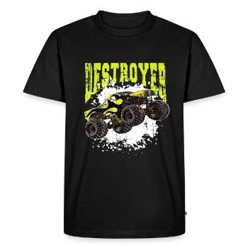 Monster Truck - T-shirt Premium bio Homme - noir - Devant - Nico (187cm)