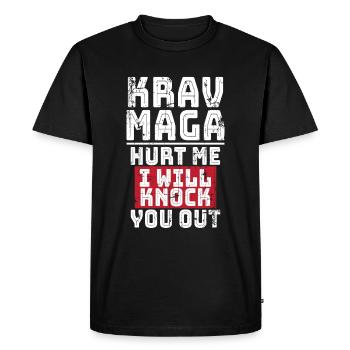 Krav Maga Kapap Legion - T-shirt Premium bio Homme - noir - Devant - Nico (187cm)
