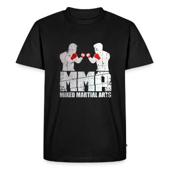 Combattant de MMA - T-shirt Premium bio Homme - noir - Devant - Nico (187cm)