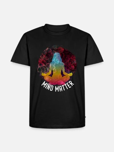 Yoga - Männer Premium Bio T-Shirt - Schwarz