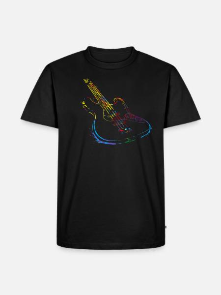 Guitarist Musicians Guitar Gift Idea - Men's Premium Organic T-Shirt - black