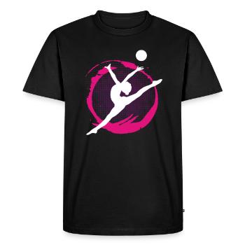 Gymnastics gymnastics - Men's Premium Organic T-Shirt - black - Front - Nico (187cm)