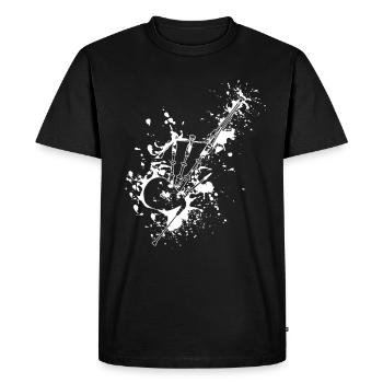 Cadeaux musicien cornemuse Ecosse cornemuse - T-shirt Premium bio Homme - noir - Devant - Nico (187cm)