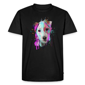 Parson Russell Terrier - Men's Premium Organic T-Shirt - black - Front - Nico (187cm)