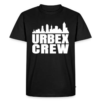 Urbex Crew Cityscape - Men's Premium Organic T-Shirt - black - Front - Nico (187cm)