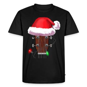 Noël cadeau musicien idée cadeau de Noël - T-shirt Premium bio Homme - noir - Devant - Nico (187cm)