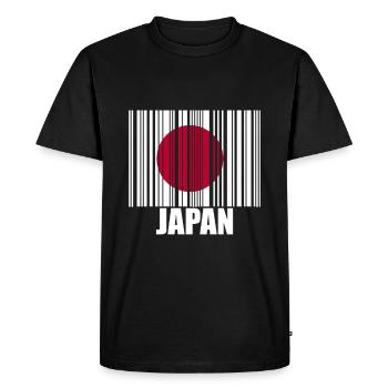 Japon - T-shirt Premium bio Homme - noir - Devant - Nico (187cm)