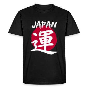 Japon - T-shirt Premium bio Homme - noir - Devant - Nico (187cm)